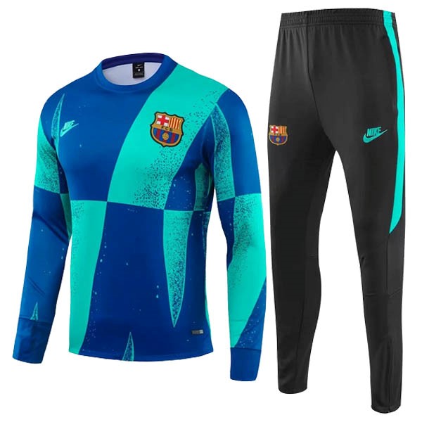 Trainingsanzug Barcelona 2019-20 Grün Schwarz Blau